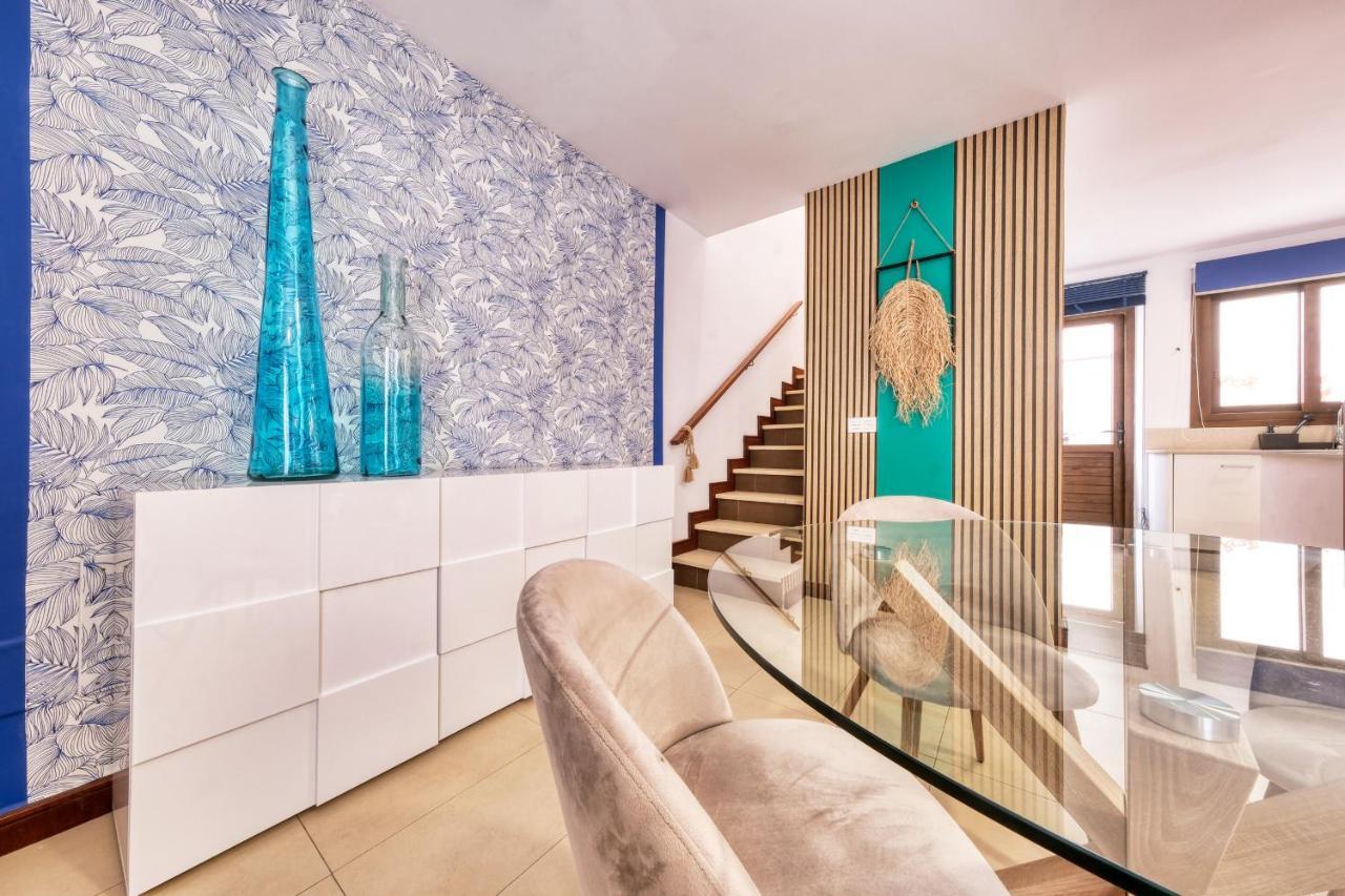Casa Bleu 2 Floors ,2 Bedrooms ,Equipped Kitchen ,Balcony ,Terrace And Grill Puerto Calero Exteriör bild